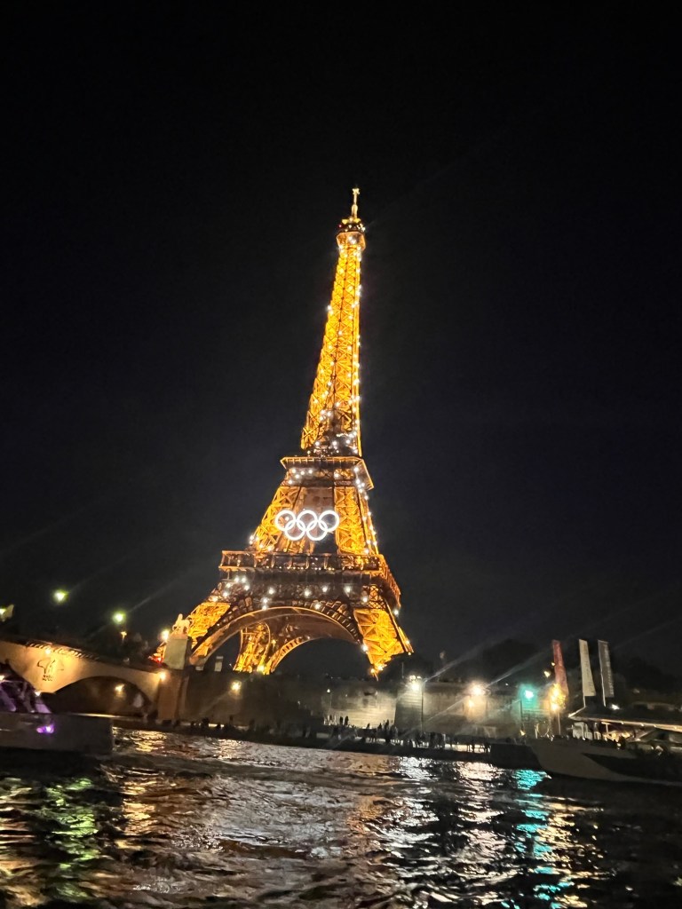 eiffel at night